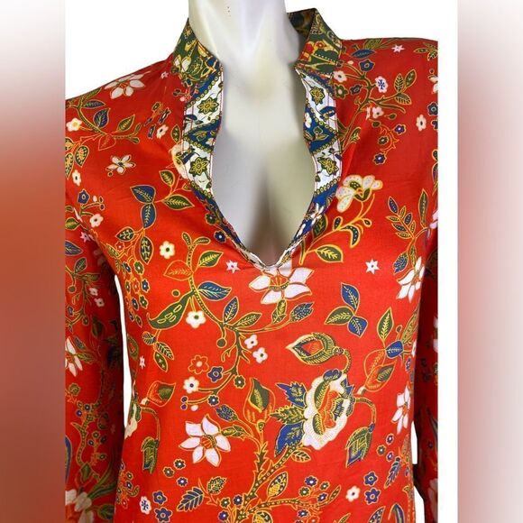 NWT Tory Burch Stephanie Dress L/S Tunic V-Neck Style# 37717 Size 2 - Picture 3 of 8